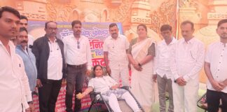 धामणगावात महापरिनिर्वाण दिनानिमित्त सलग १६ वर्षे रक्तदान शिबिर