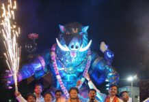 इतिहासात प्रथमच! नांदगाव खंडेश्वरमध्ये हनुमान जयंतीला भव्य शोभायात्रा